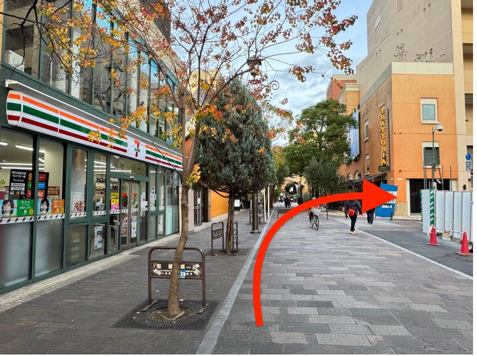 川崎駅からの道のり