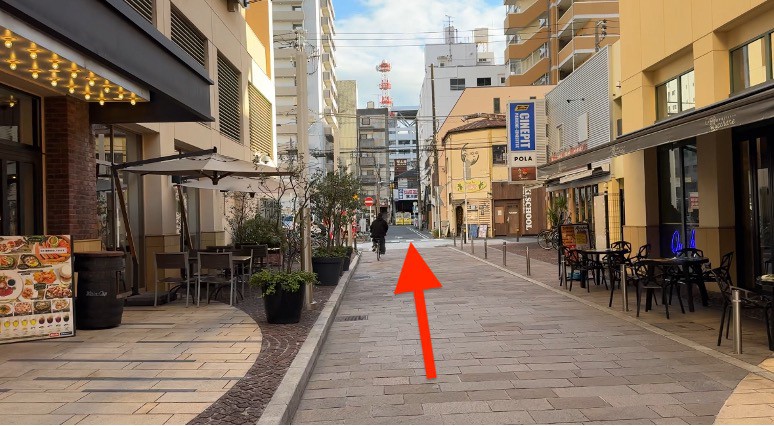 川崎駅からの道のり